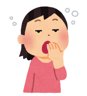 眠い女性_長津田鍼灸院