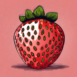 苺の絵_長津田鍼灸院