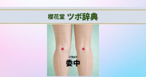ツボ辞典委中